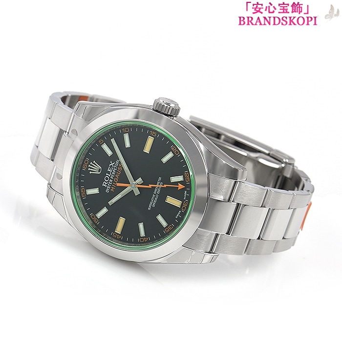 ロレックス自動巻き時計 40mm ミルガウス 116400GV