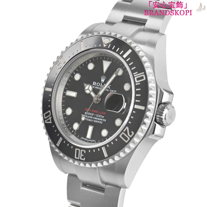 ロレックス自動巻き時計 43mm シードゥエラー『クラウン無し』 126600