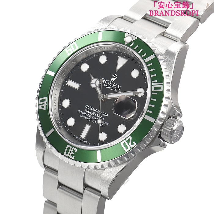 ロレックス自動巻き時計 40mm サブマリーナーデイト 16610LV