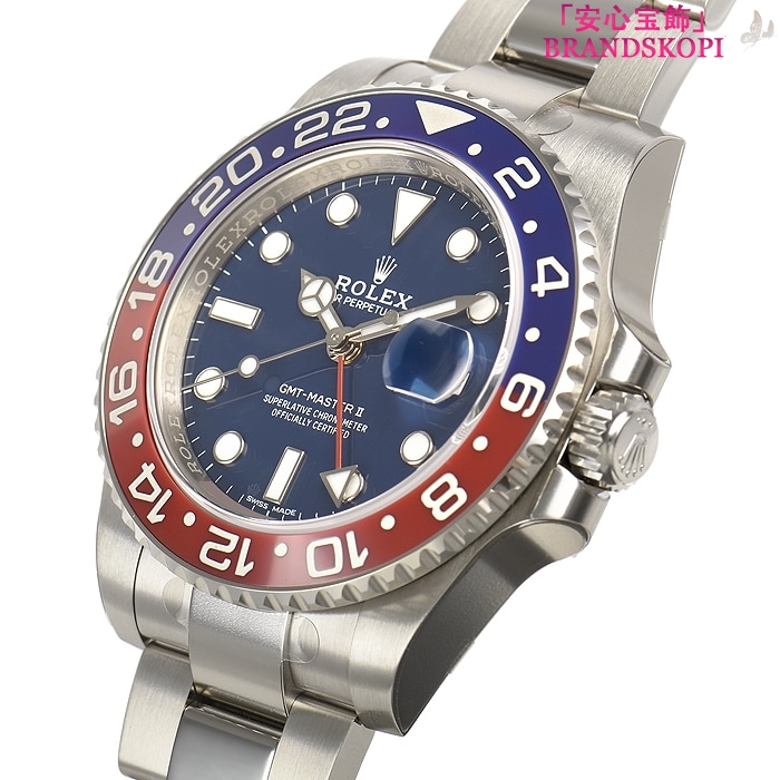 ロレックス自動巻き時計 40mm GMTマスター II 116719BLRO