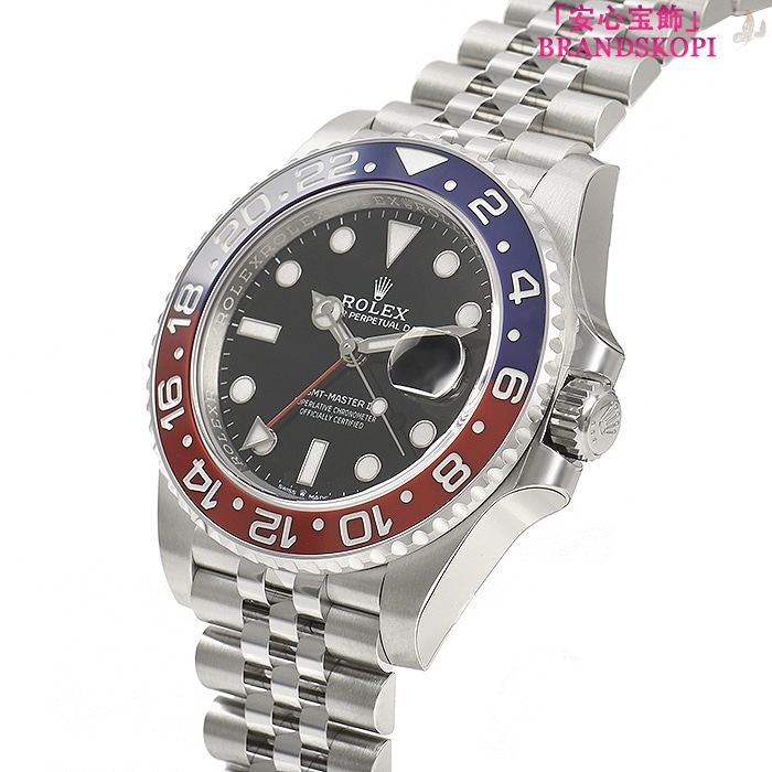 ロレックス自動巻き時計 40mm GMTマスター II 126710BLRO