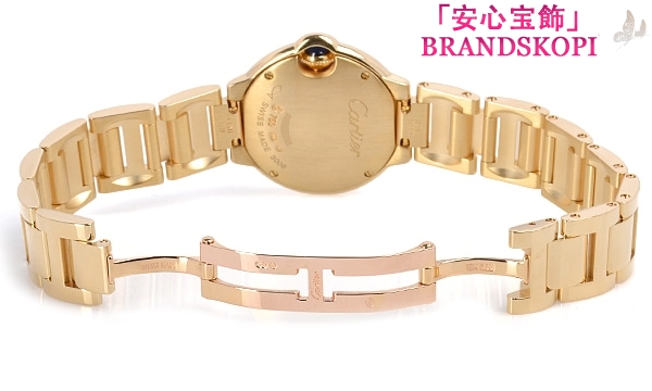 カルティエクォーツ時計バロン ブルー 28mm WE9001Z3