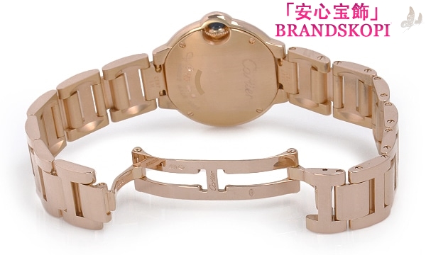 カルティエクォーツ時計バロン ブルー 28mm WE9002Z3