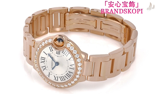 カルティエクォーツ時計バロン ブルー 28mm WE9002Z3