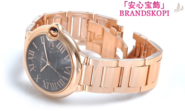 カルティエ自動巻き時計バロン ブルー 42mm W6920036