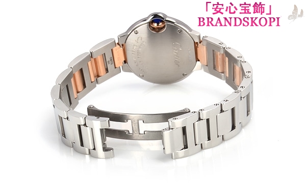 カルティエクォーツ時計バロン ブルー 28mm WE902052