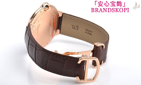 カルティエ手巻き時計バロン ブルー 40mm WE902055