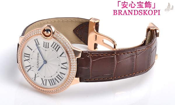 カルティエ手巻き時計バロン ブルー 40mm WE902055
