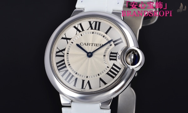 カルティエクォーツ時計バロン ブルー 36mm W6920087