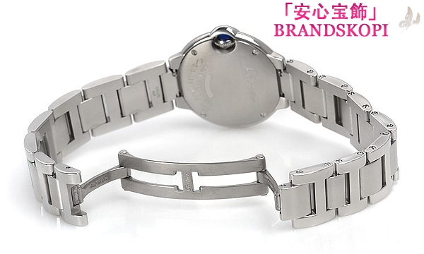 カルティエクォーツ時計バロン ブルー 28mm W6920038