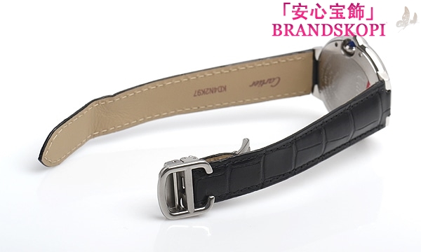 カルティエ自動巻き時計バロン ブルー 33mm W4BB0009