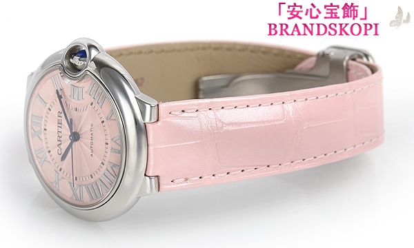 カルティエ自動巻き時計バロン ブルー 36mm WSBB0007