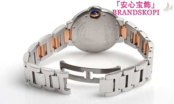 カルティエ自動巻き時計バロン ブルー 33mm WE902061