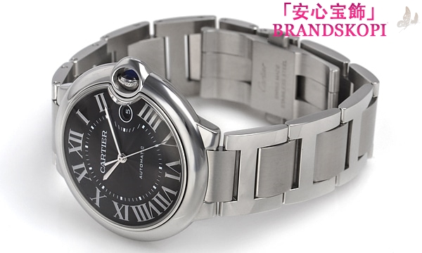カルティエ自動巻き時計バロン ブルー 42mm W6920042