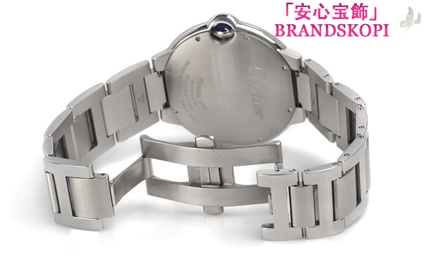 カルティエ自動巻き時計バロン ブルー 42mm W6920042