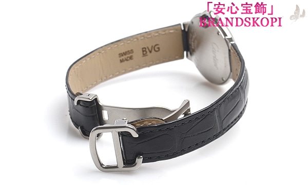 カルティエクォーツ時計バロン ブルー 28mm W4BB0008
