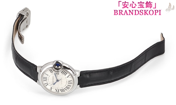 カルティエ自動巻き時計バロン ブルー 33mm W6920085