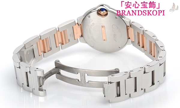カルティエクォーツ時計バロン ブルー 28mm W3BB0005