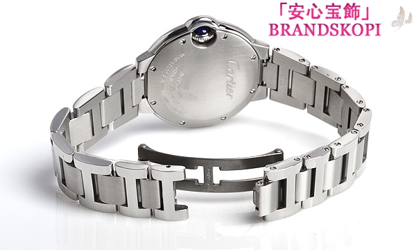 カルティエ自動巻き時計バロン ブルー 33mm WE902074