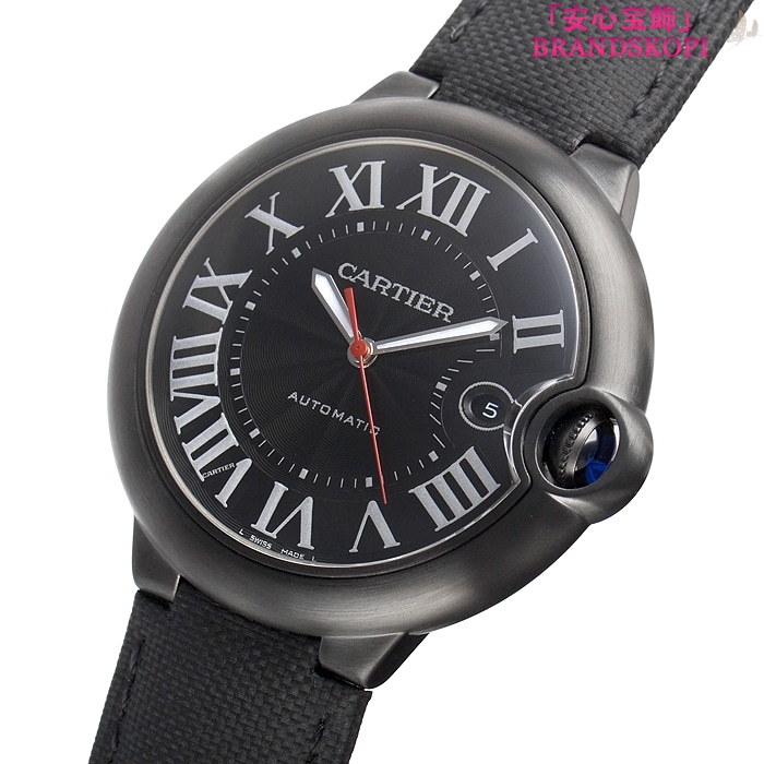 カルティエ自動巻き時計バロン ブルー 42mm WSBB0015