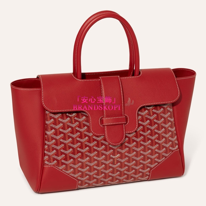 ゴヤールコピーサイゴン トートバッグ カラーレッド SAIGOCMMLTY09CL09P-RED