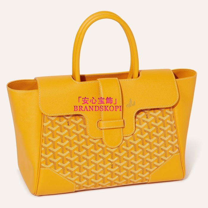 ゴヤールコピーサイゴン トートバッグ カラーイエローSAIGOCMMLTY09CL09P-YELLOW