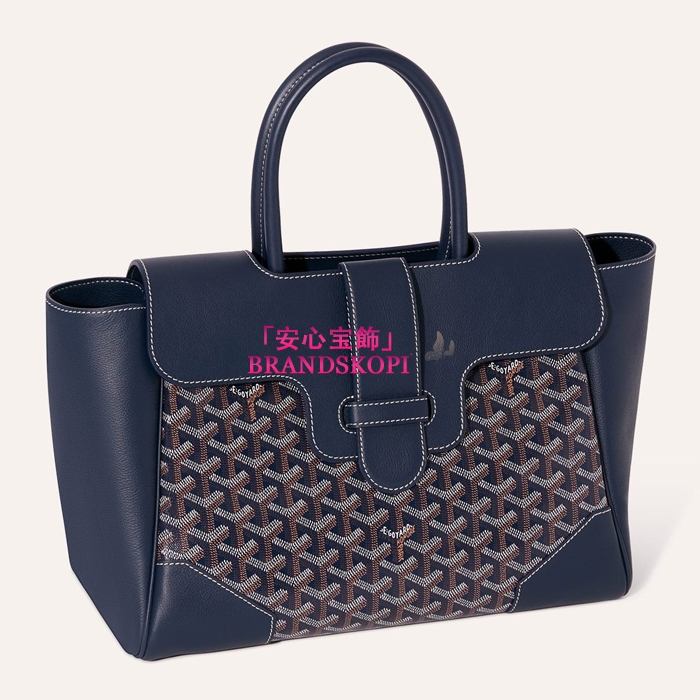 ゴヤールコピーサイゴン トートバッグ カラーネイビーブルー SAIGOCMMLTY09CL09P-NAVYBLUE