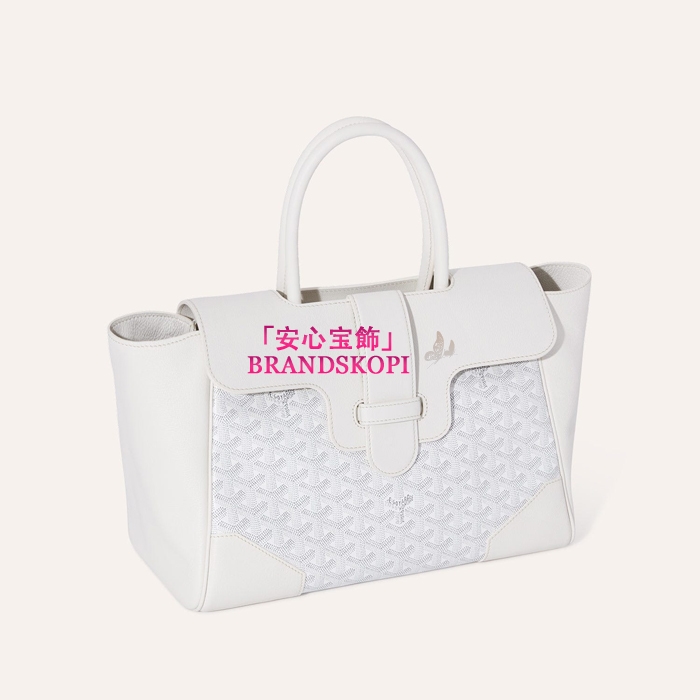 ゴヤールコピーサイゴン トートバッグ  カラーホワイト SAIGOCMMLTY09CL09P-WHITE