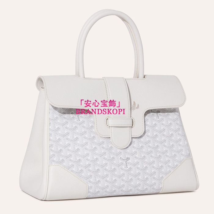 ゴヤールコピーサイゴン トートバッグ  カラーホワイト SAIGOCMMLTY09CL09P-WHITE
