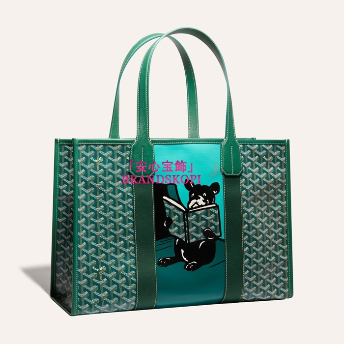 ゴヤールコピーヴィレット MM トートバッグ  カラーグリーン  VILLETMMLTY08CL08X-GREEN