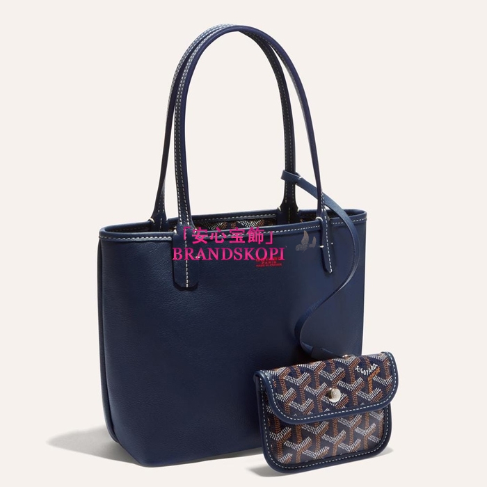 ゴヤールコピーアンジュミニポーチ カラーネイビーブルー  ANJOUSMINCG07TY07P-NAVYBLUE