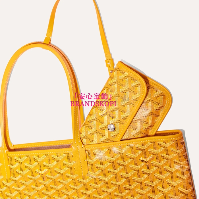 ゴヤールコピーサン・ルイPM バッグ カラーイエロー STLOUIPMLTY07CL07P-YELLOW