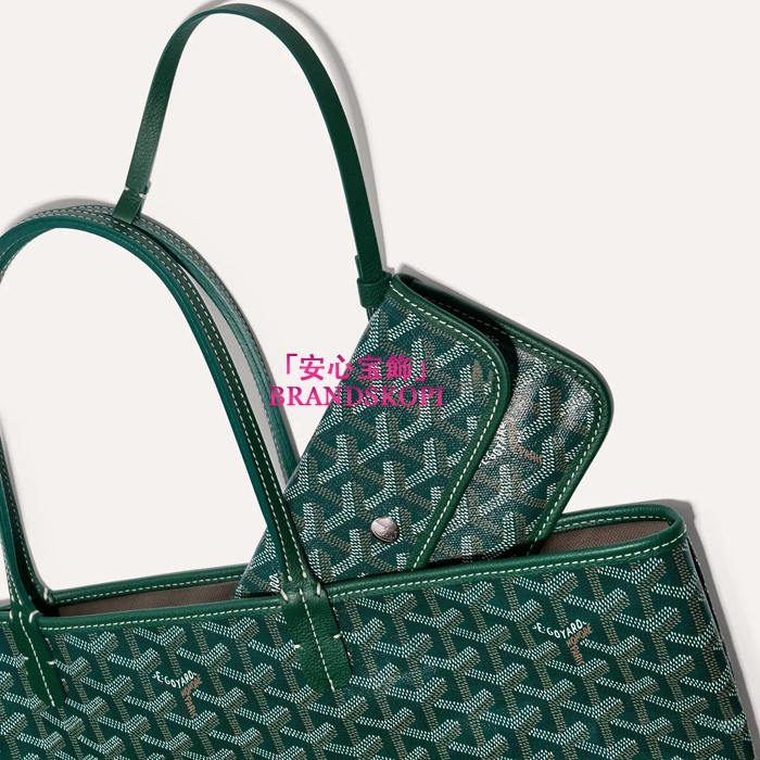 ゴヤールコピーサン・ルイPM バッグ カラーグリーン STLOUIPMLTY07CL07P-GREEN