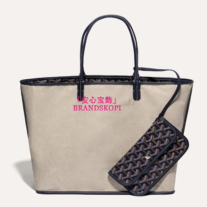 ゴヤールコピーサン・ルイPM バッグカラーネイビーブルー STLOUIPMLTY07CL07P-NAVYBLUE