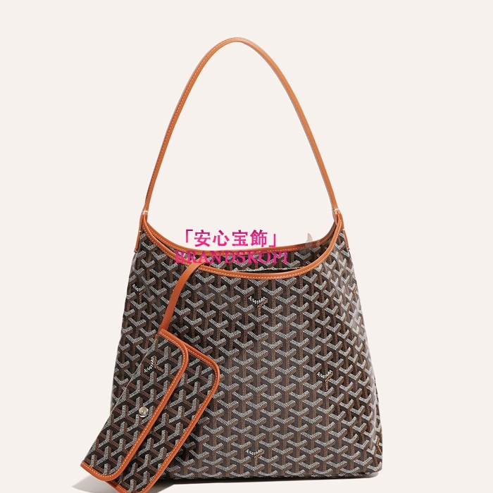 ゴヤールコピーボエム ホーボーバッグ  カラーブラック＆ナチュラルBOHEMEPMLTY01CL03P-BLACK-TAN