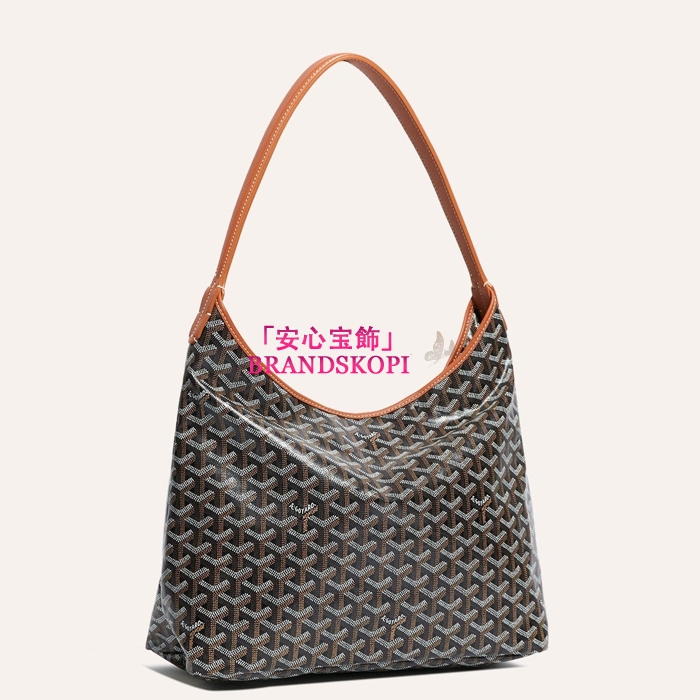 ゴヤールコピーボエム ホーボーバッグ  カラーブラック＆ナチュラルBOHEMEPMLTY01CL03P-BLACK-TAN