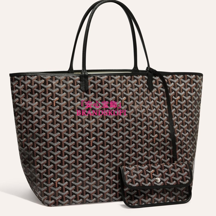 ゴヤールコピーサン・ルイGM バッグ カラーブラックSTLOUIGMLTY08CL08P-BLACK