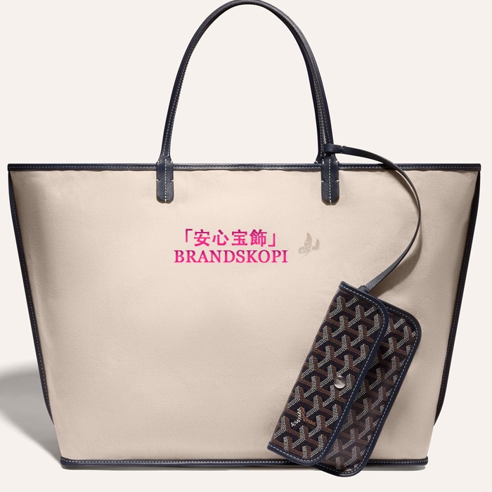 ゴヤールコピーサン・ルイGM バッグ カラーネイビーブルーSTLOUIGMLTY08CL08P-NAVYBLUE