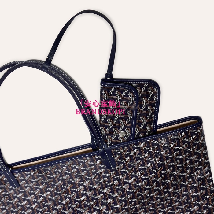 ゴヤールコピーサン・ルイGM バッグ カラーネイビーブルーSTLOUIGMLTY08CL08P-NAVYBLUE