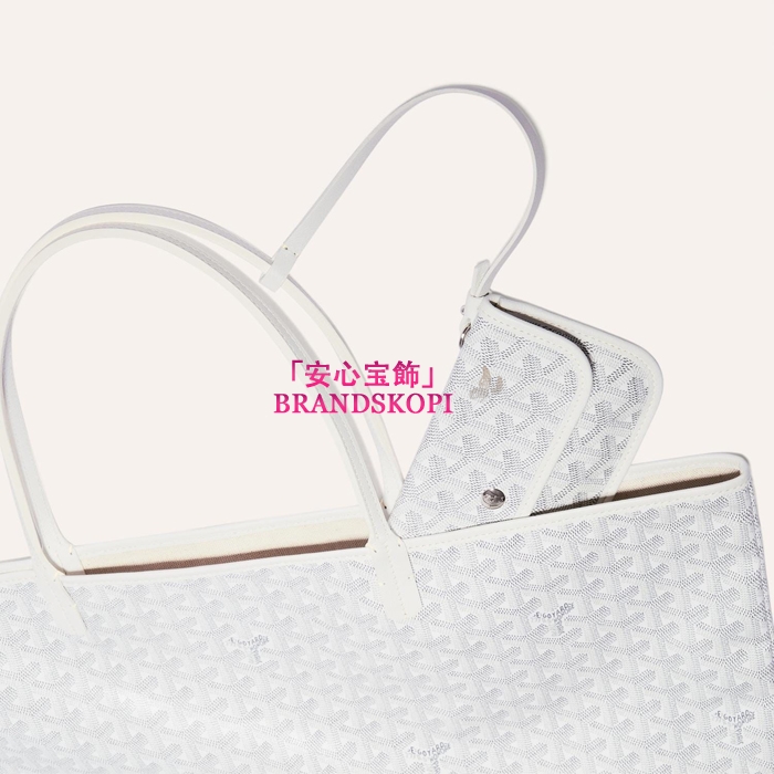 ゴヤールコピーサン・ルイGM バッグ カラーホワイトSTLOUIGMLTY08CL08P-WHITE