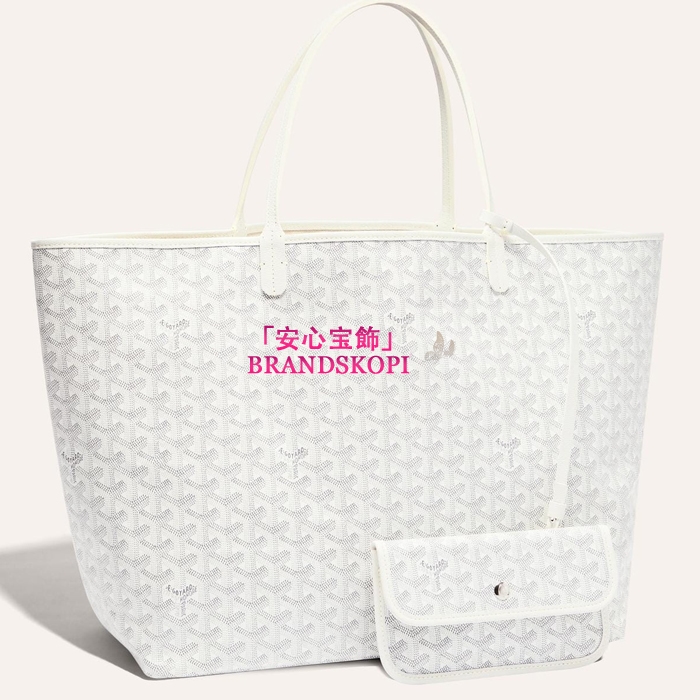 ゴヤールコピーサン・ルイGM バッグ カラーホワイトSTLOUIGMLTY08CL08P-WHITE