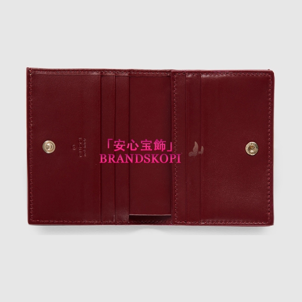 グッチ財布コピー新作オウルディテール付き GG ミニウォレット818767FAEC38570