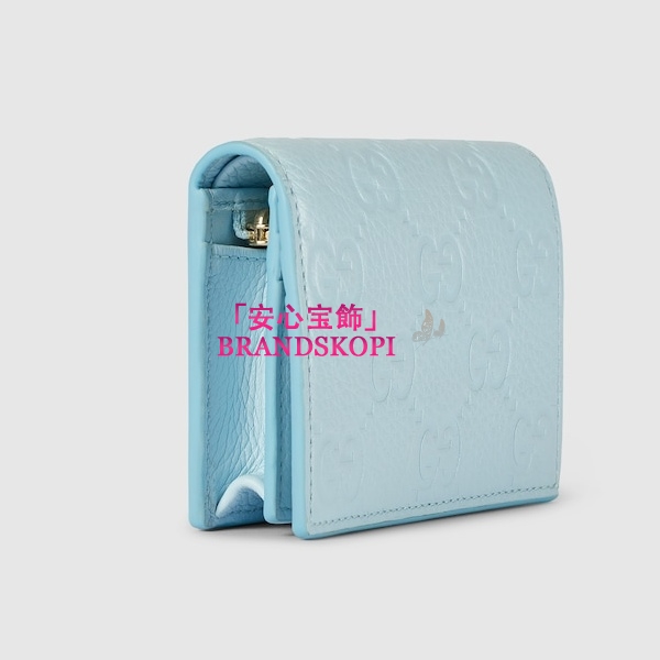 グッチ財布コピー新作GGエンブレムミニ ウォレット815901AAEEM4950