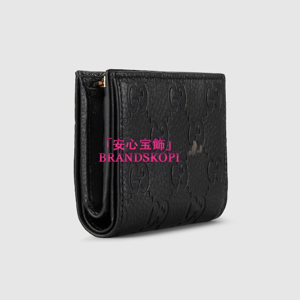グッチ財布コピー新作GGエンブレムミディアム ウォレット815874AAEEM1000