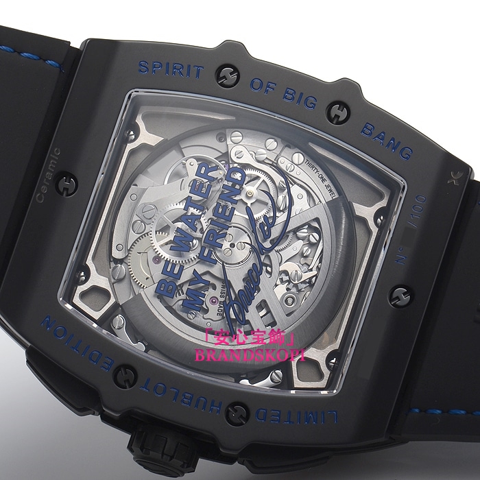 ウブロスーパーコピー時計自動巻きスピリット オブ ビッグ・バン BRUCE LEE BE WATER 世界限定100本 601.CI.1190.LR.BLF16