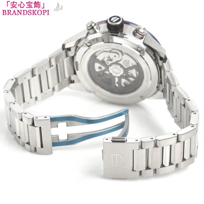 タグホイヤースーパーコピー自動巻き時計カレラ キャリバーホイヤー02 クロノグラフ 43mm CBG2011.BA0662